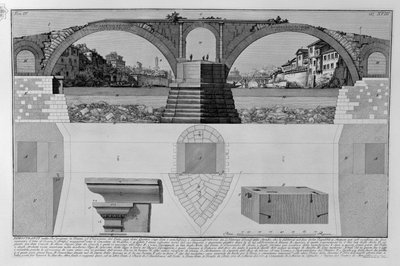 Ponte Fabricio by Giovanni Battista Piranesi